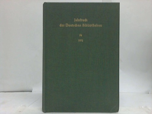 Jahrbuch der deutschen Bibliotheken - Verein Deutscher Bibliothekare (Hrsg.)