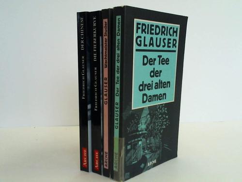 4 verschiedene Bände - Glauser, Friedrich