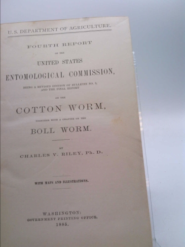 Fourth Report of the United States Entomological Commission. on the ...