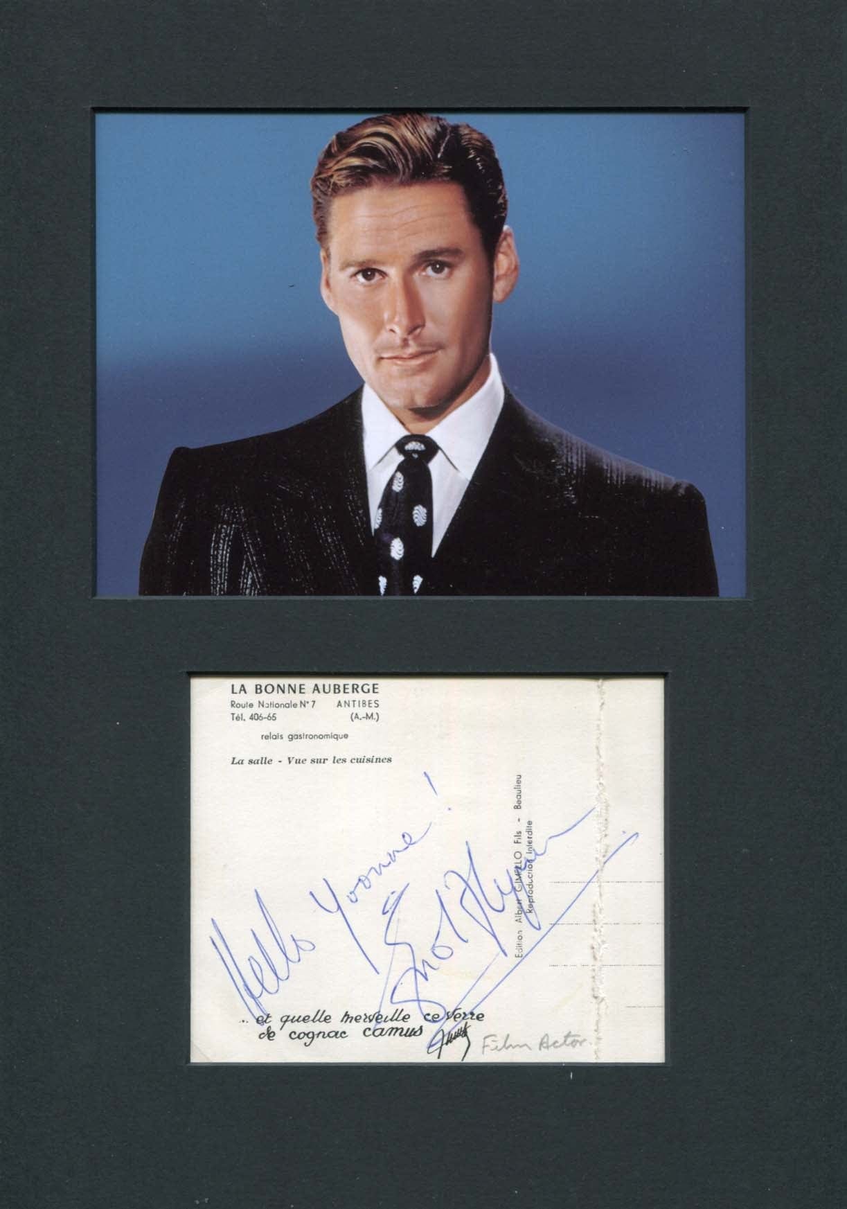 Errol Flynn Autograph | signed cards / album pages von Errol Flynn ...