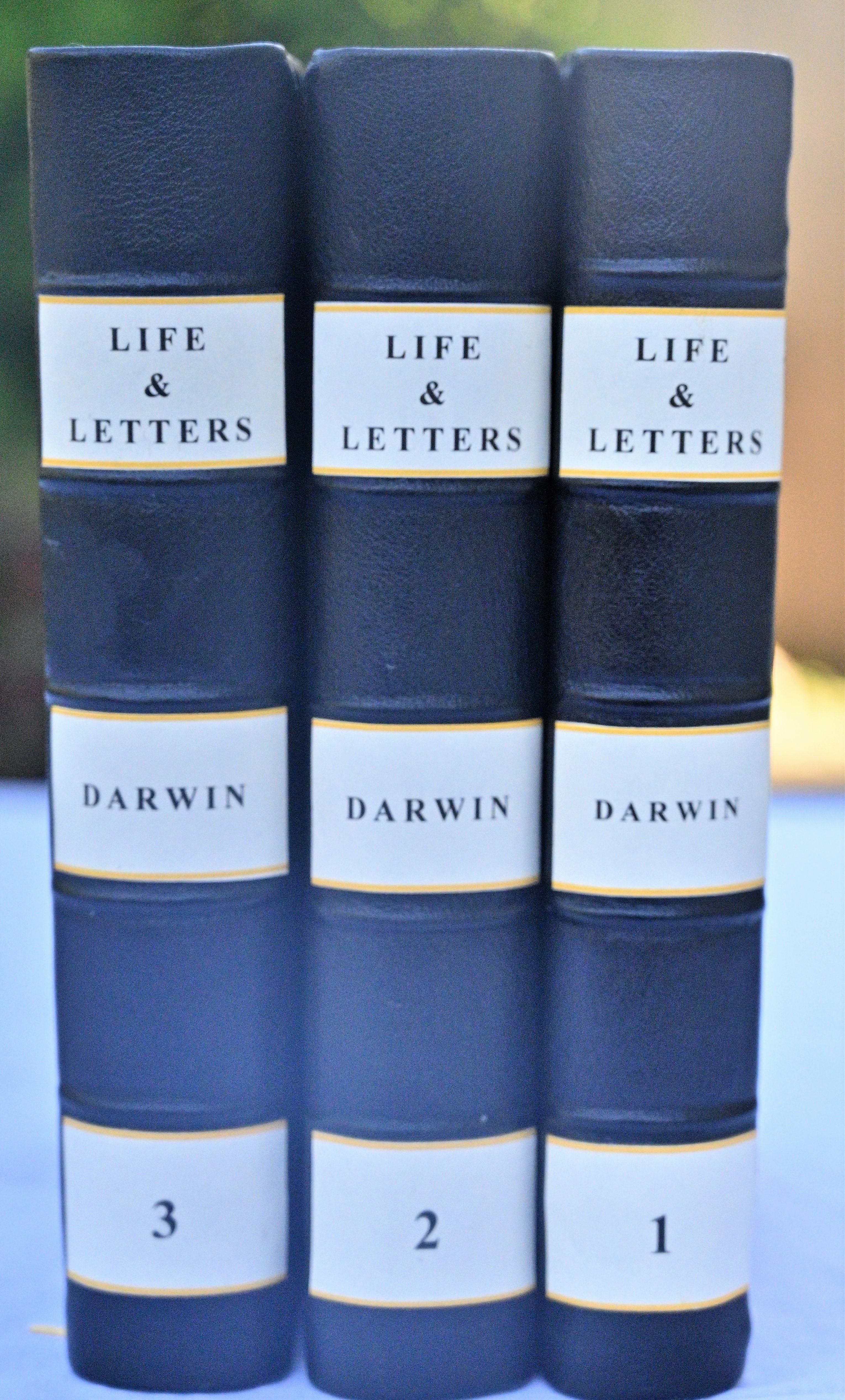 Darwin, Francis ed. 1887. The life and letters of Charles Darwin