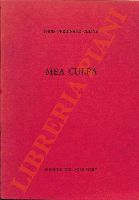 Mea culpa. - CELINE Louis Ferdinand -