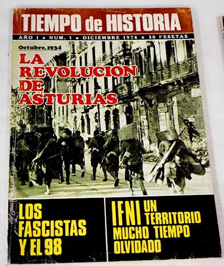 TIEMPO DE HISTORIA. AÑO I, N.1 Presentación:: Antonio Gala: La otra cara del Imperio; Introducción a Layret; Lawrence de Arabia, insólito visionario; Una historia militar de occidente; La Atenas de Pericles; La historia en las novelas de históricas de Pío Baroja; La mujer y la política; Una obra de teatro sobre el padre Las Casas: Teologos; Nietzsche: Vida de un seductor; Ocupado hace cuarenta años por el coronel Capaz: Ifni: Un territorio del Sahara mucho tiempo olvidado; Los fascistas y el 98; Cuando la historia mundial deja de ser 