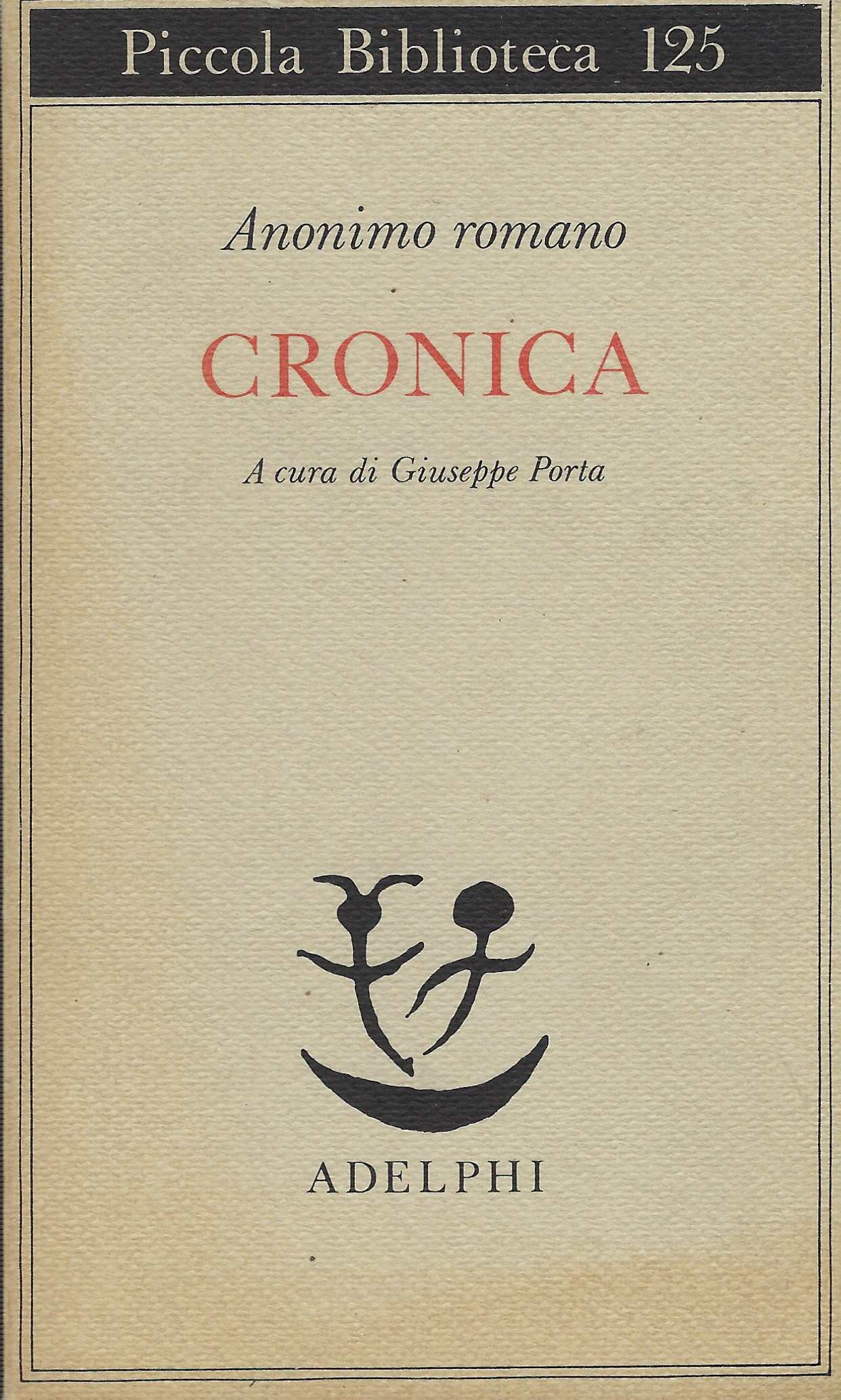 Cronica - Anonimo Romano