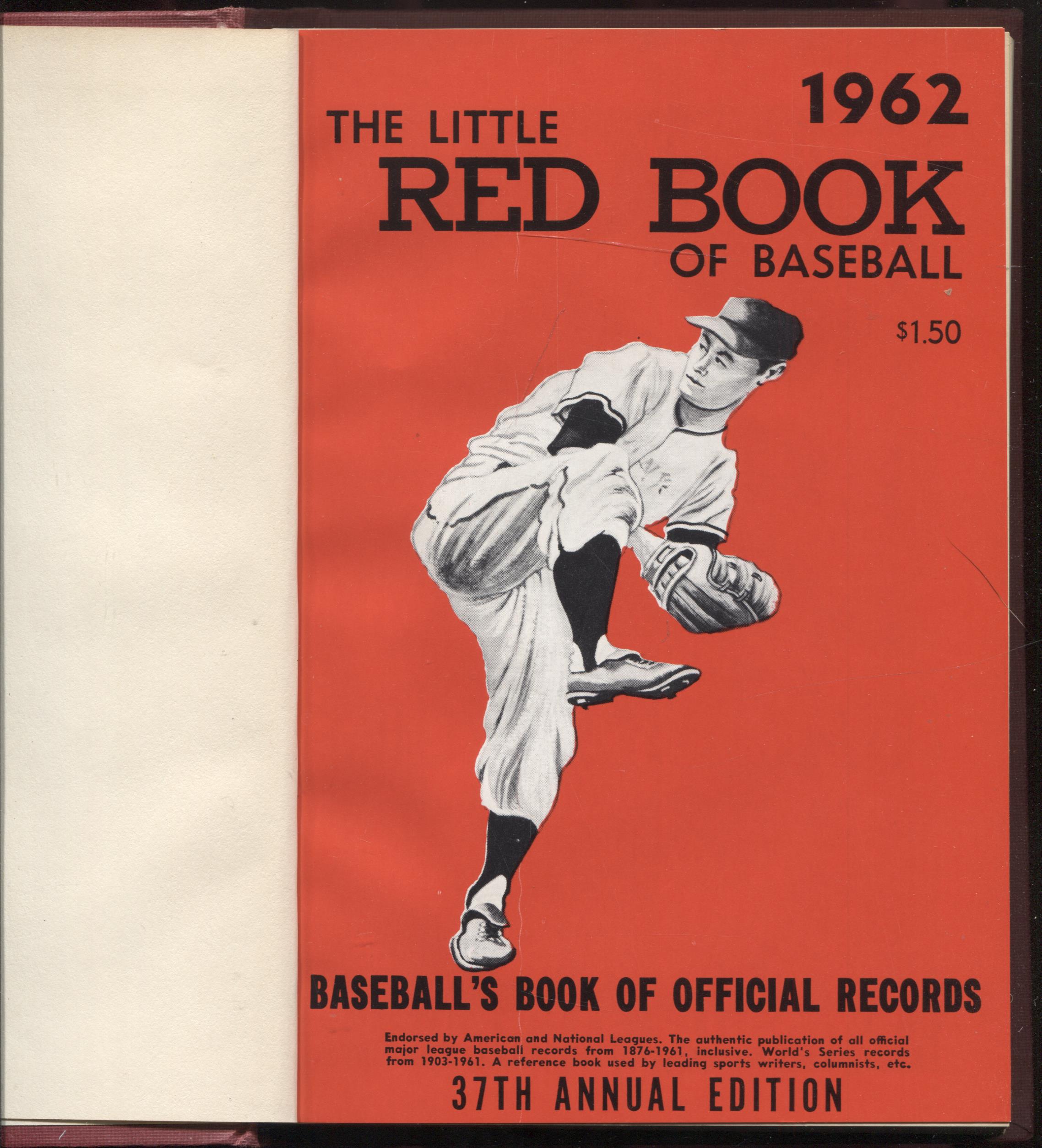 The 1962 Little Red Book of Major League Baseball by Seymour Siwoff