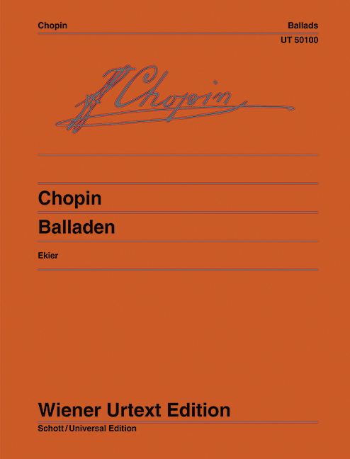 Balladen, Klavier - Chopin, Frédéric