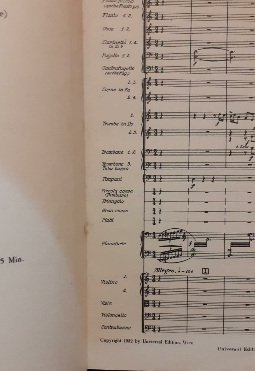 B.BARTÓK/ KONZERT  Nr.2 UNIVERSAL EDTION BB 91 . Konzert für Klavier und Orchester 2-piano score | Béla BARTÓK