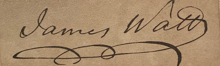 Signature of James Watt