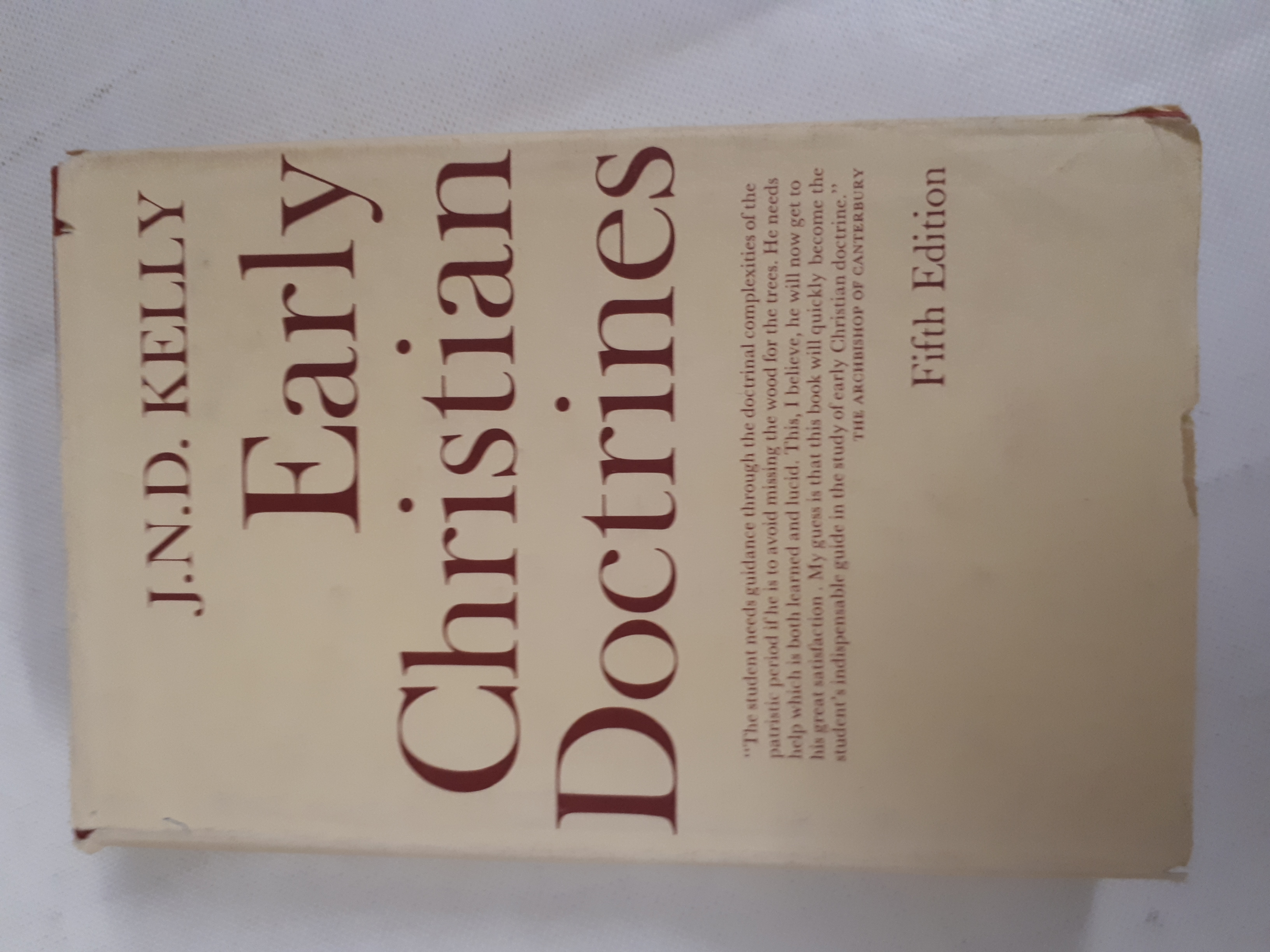 Early Christian Doctrines - Kelly, J.N.D.