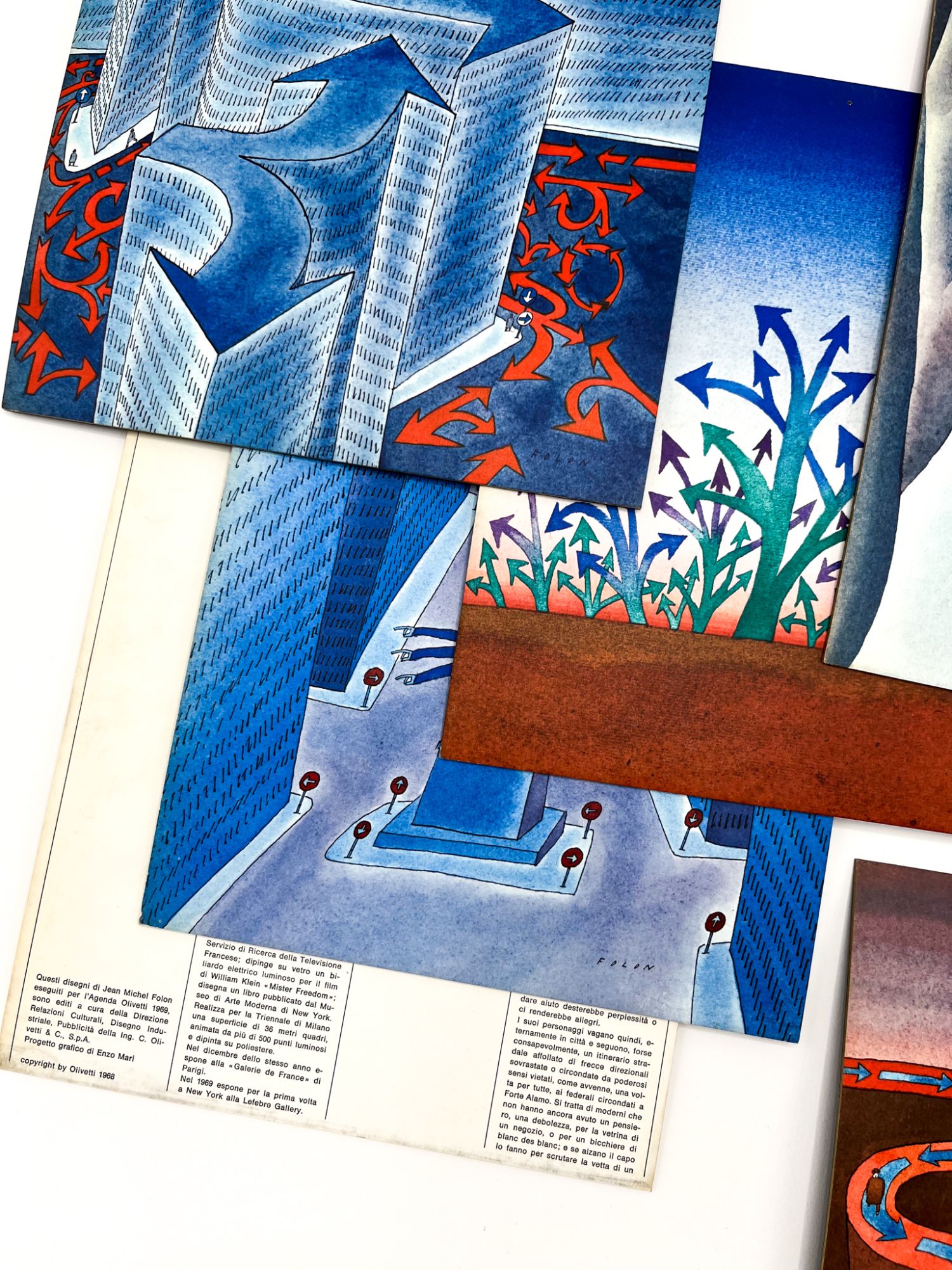 folon for Olivetti(le bateau)/ジャン・ミシェル・フォロン