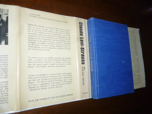 The Savage Mind by Lévi-Strauss, Claude; Weidenfeld, (Translator): Near Fine Hardcover (1966) First English Language Edition | Gargoyle Books, IOBA