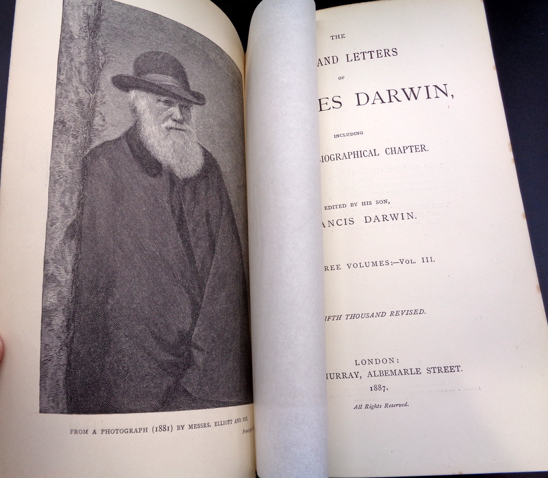 Darwin, Francis ed. 1887. The life and letters of Charles Darwin