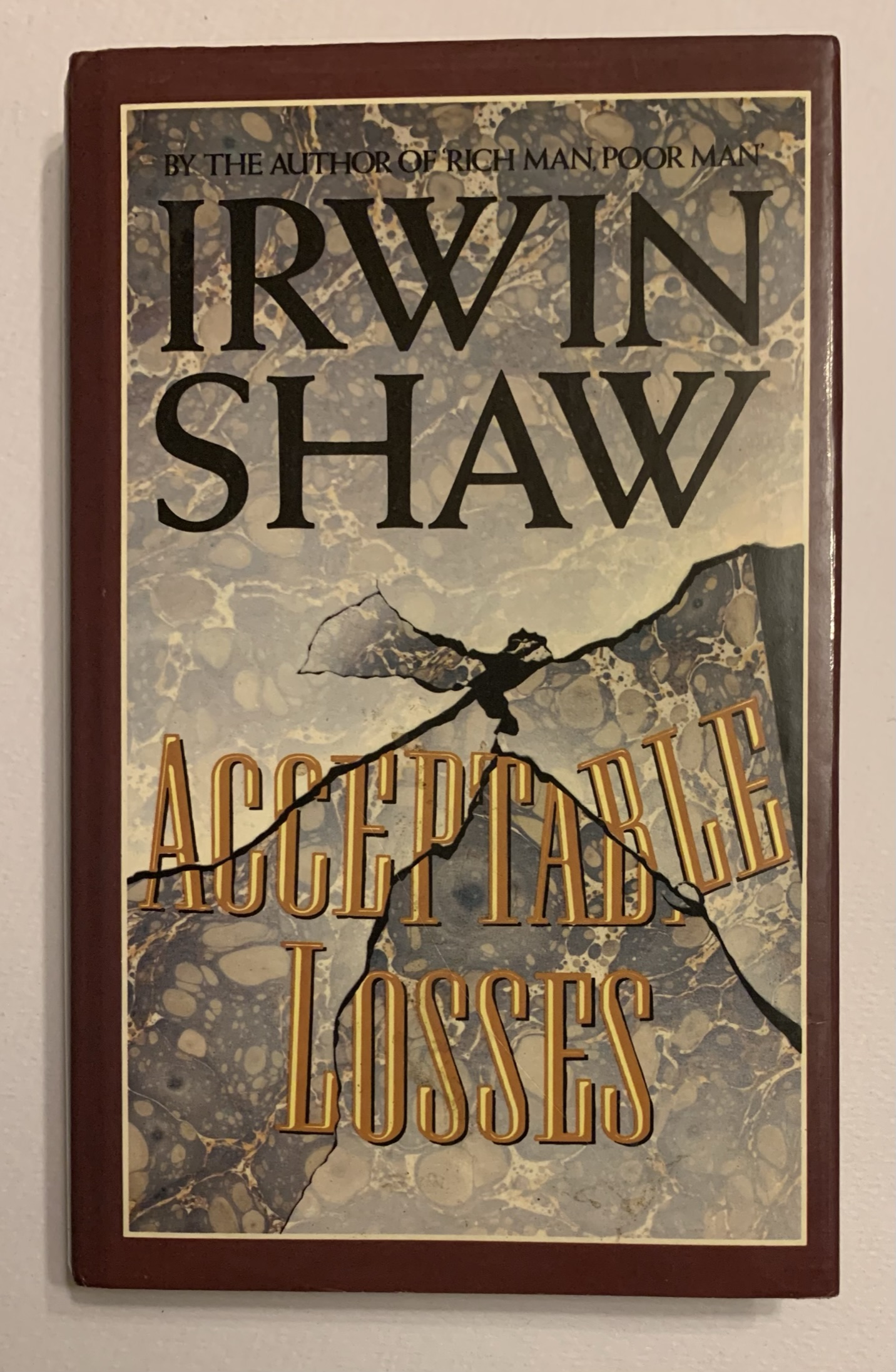 Acceptable Losses by Irwin Shaw: Very Good Hardcover (1983) 1st Edition ...