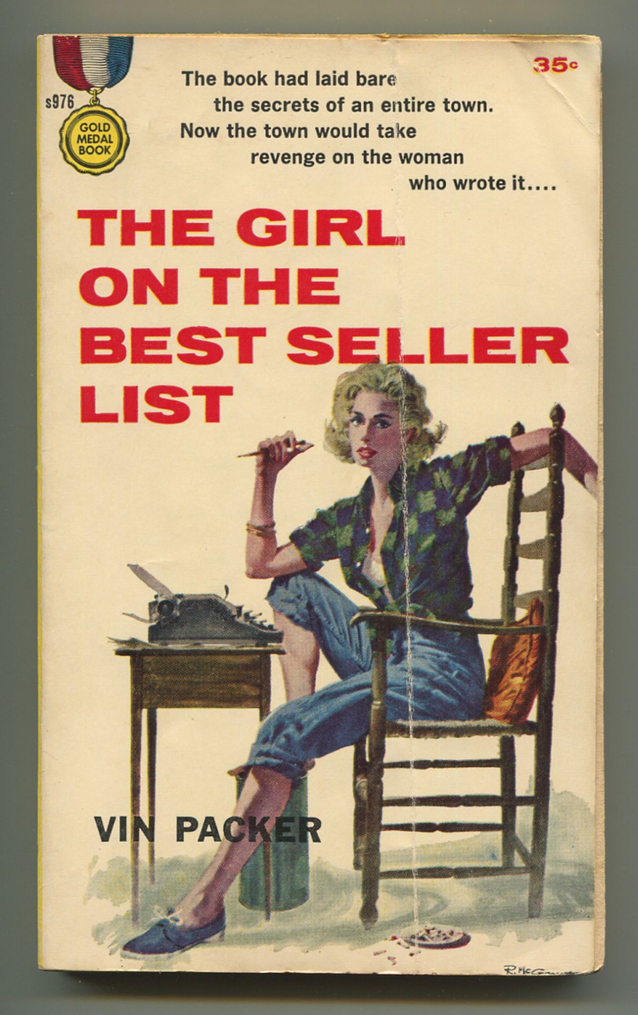 The Girl on the Best Seller List - PACKER, Vin