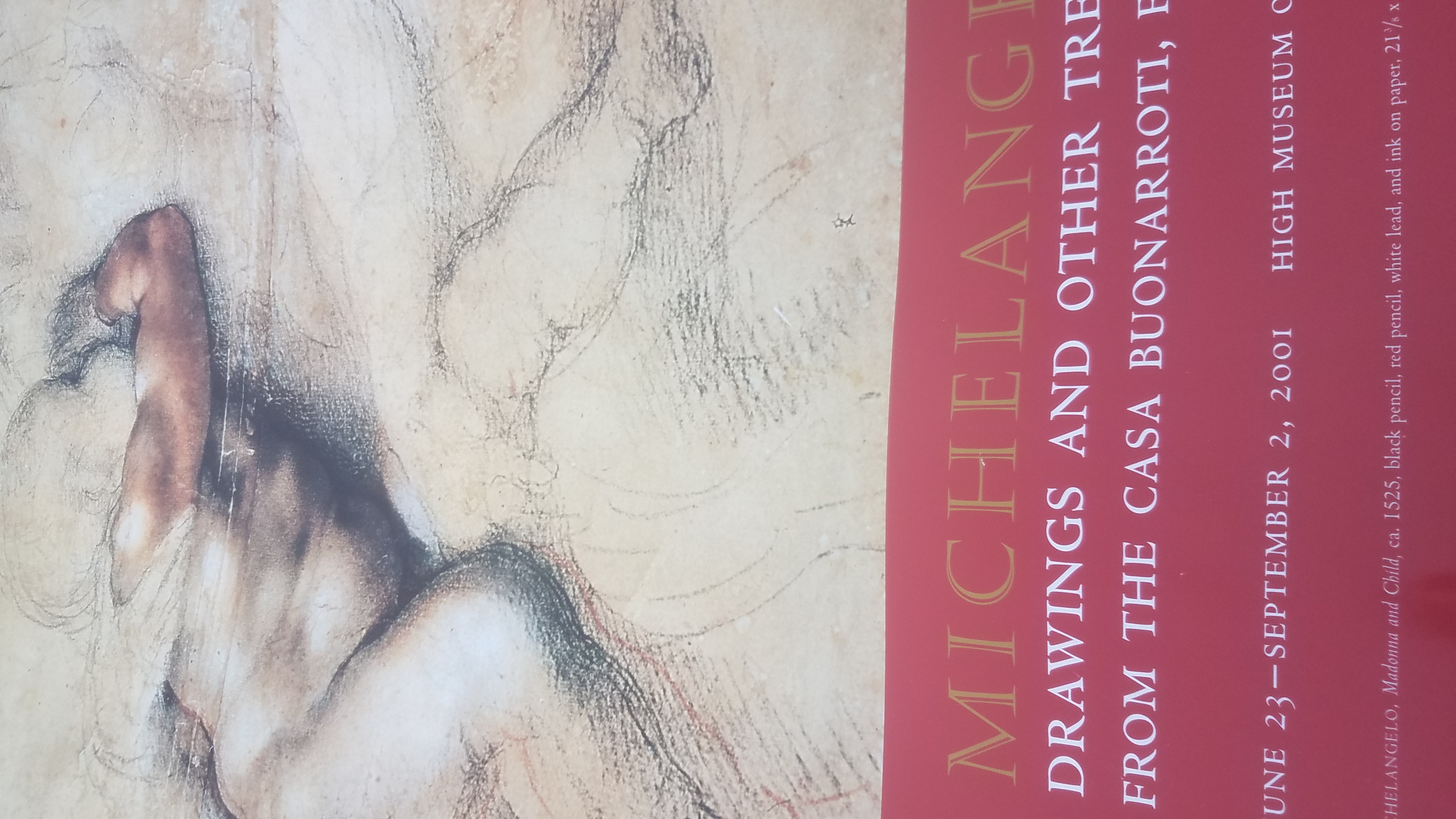 Madonna and Child 2001 Michelangelo exhibition poster Michelangelo [Good]