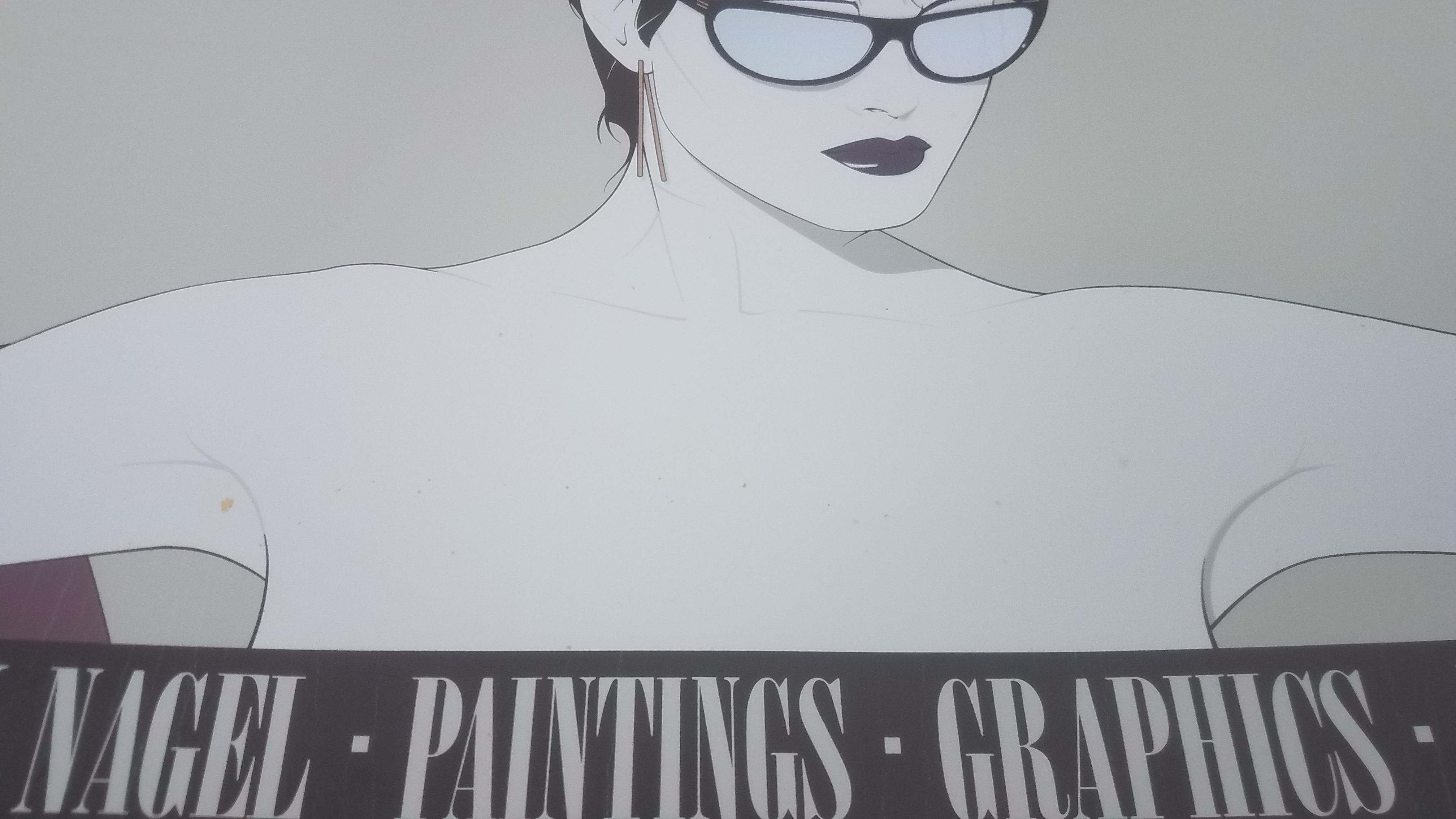 Sunglasses poster by Patrick Nagel by Patrick Nagel: (1983)  Art&nbsp;/&nbsp;Print&nbsp;/&nbsp;Poster | Fantastic Book Discoveries