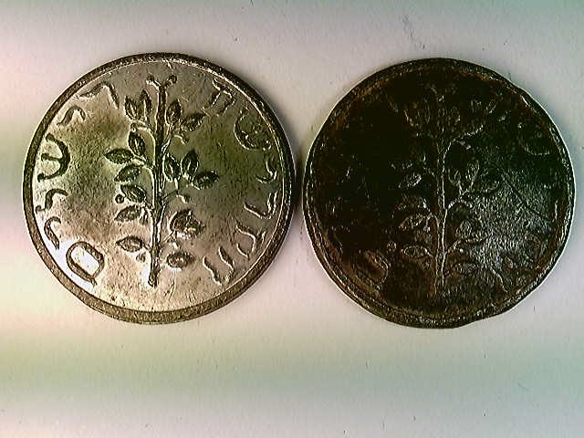 Münzen, 2x Görlitzer Schekel, 19. Jahrh., Judaika, Amphore, Weihrauch,  Olivenzweig, Konvolut: Sehr gut (9999)