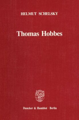 Thomas Hobbes - Schelsky, Helmut