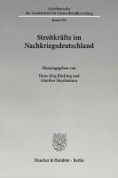 Streitkräfte im Nachkriegsdeutschland - Bücking, Hans-Jörg|Heydemann, Günther