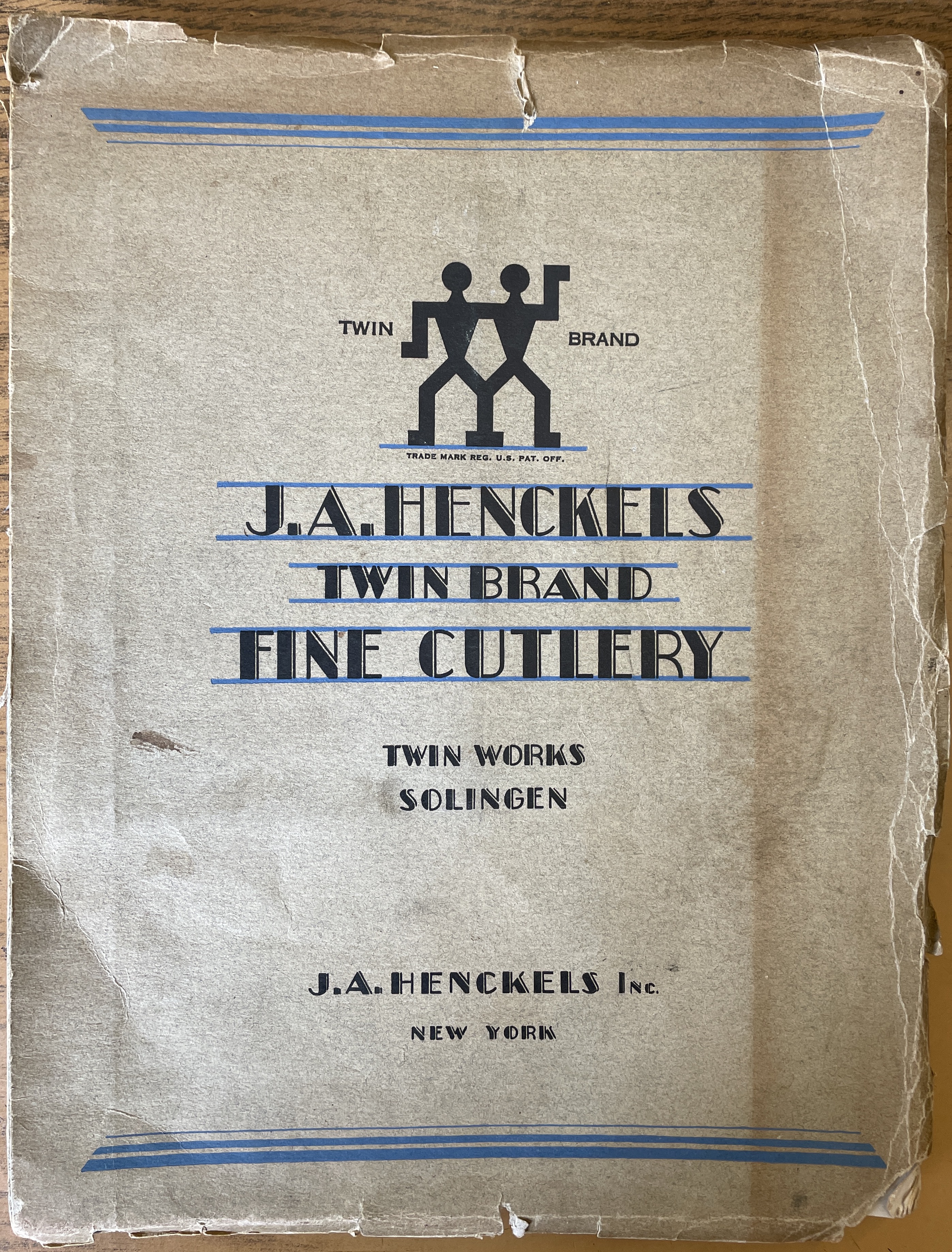 J. A. Henckels Twin Brand Fine Cutlery. Twin works Solingen. Pocket Knives, Scissors and Shears, Manicure Instruments, Razors, Gardener's Tools, Cook