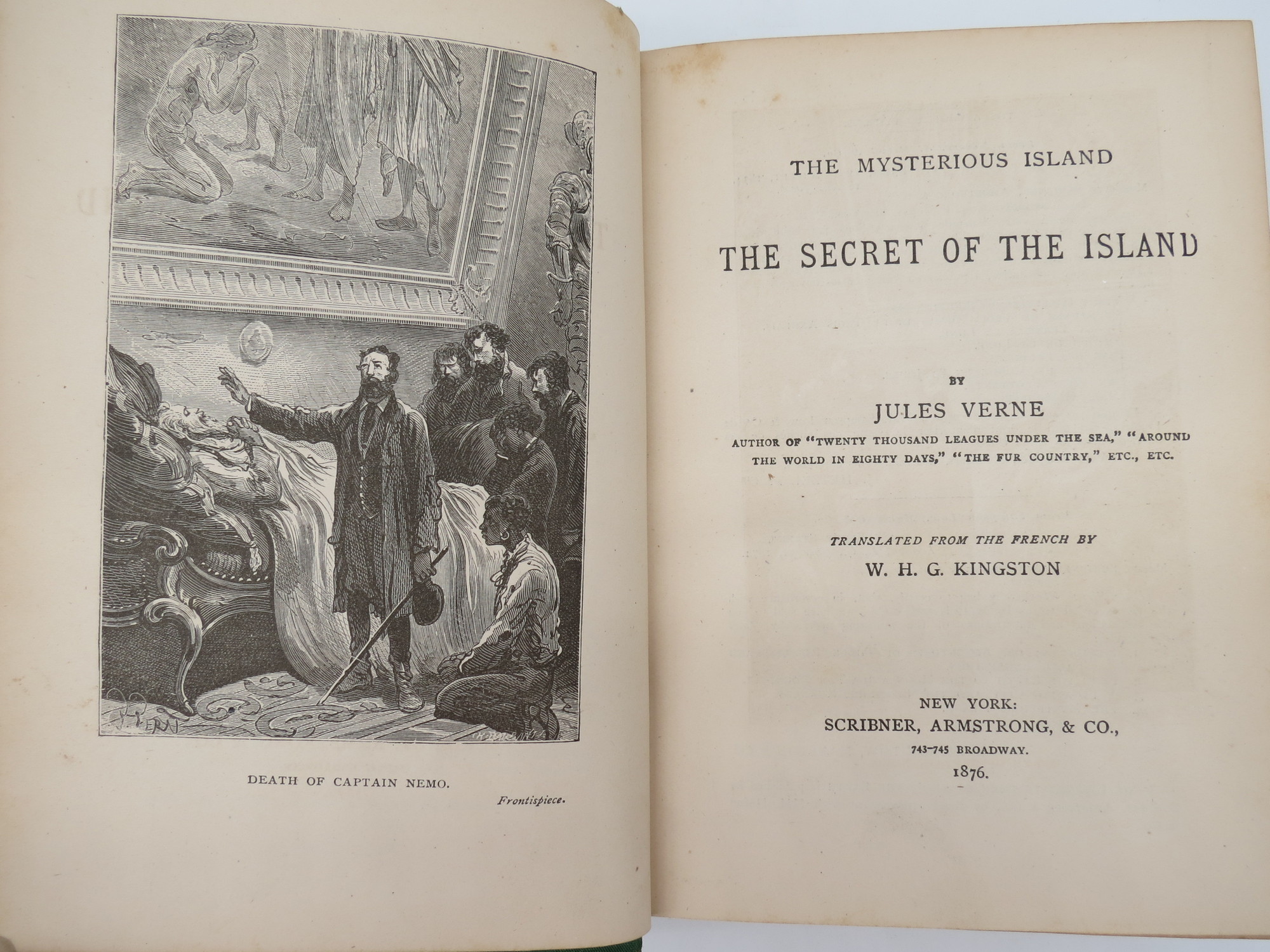 THE MYSTERIOUS ISLAND: THE SECRET OF THE ISLAND by Jules Verne: Good+