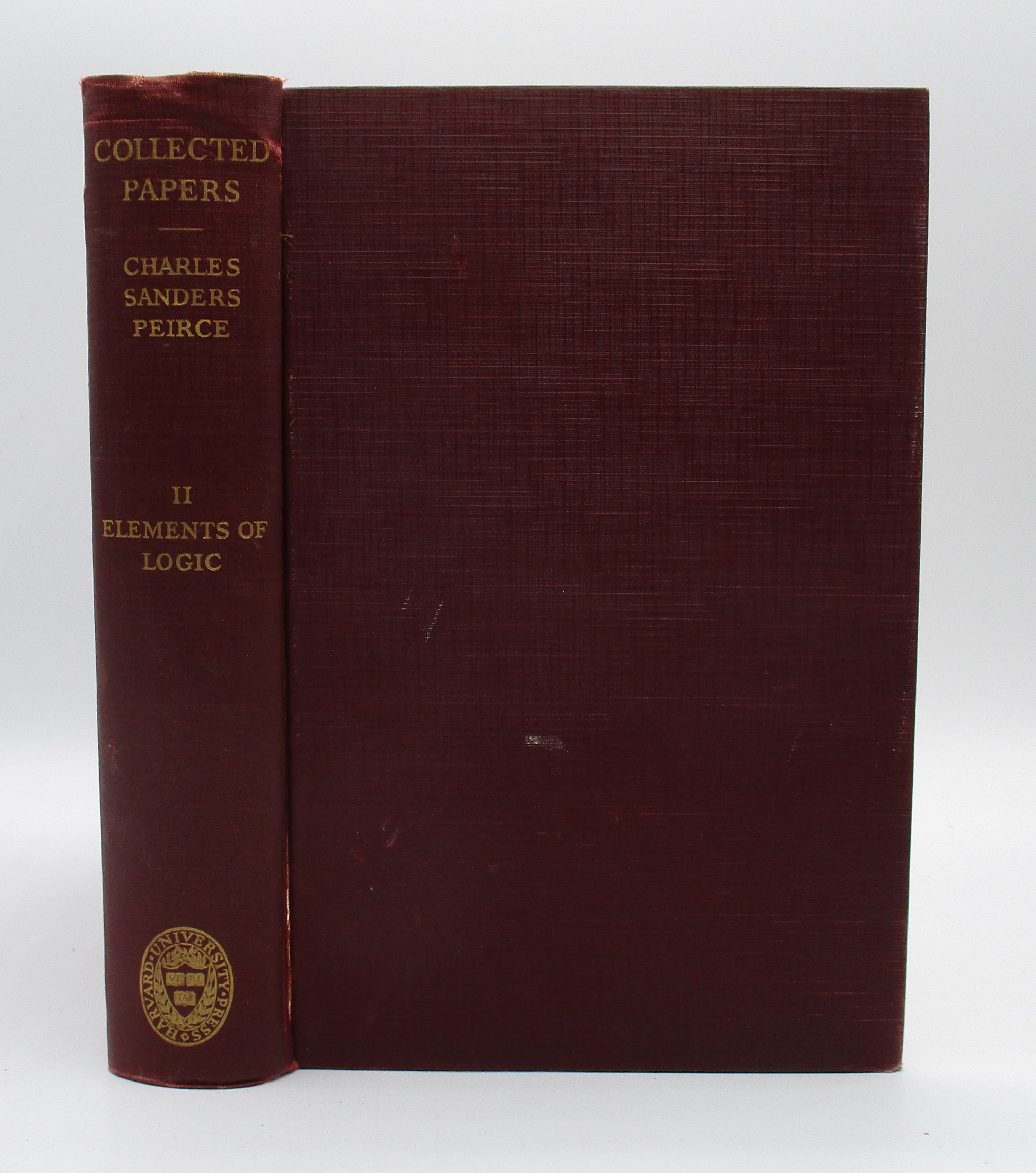 Collected Papers of Charles Sanders Peirce: Volume II. Elements of ...