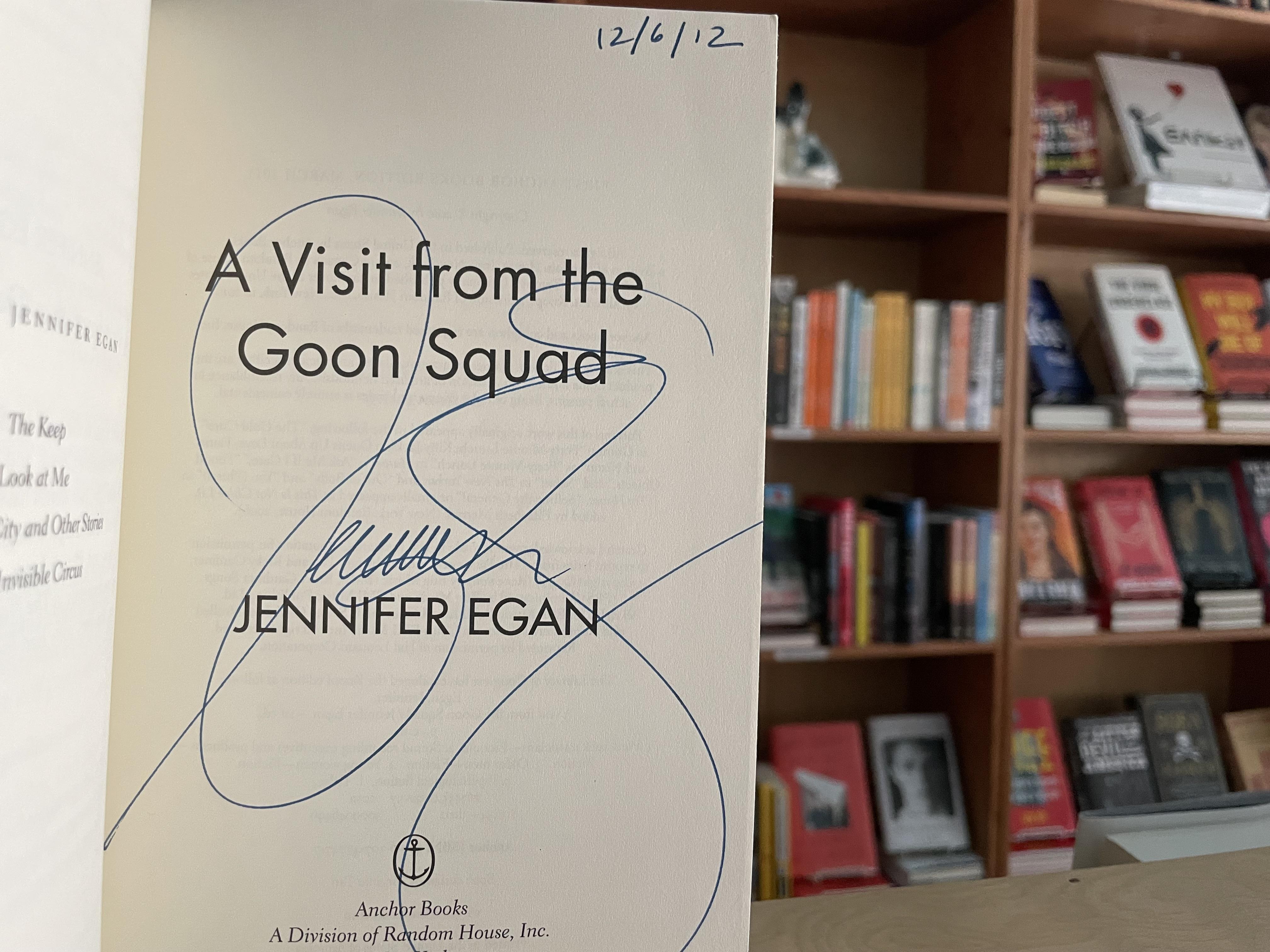 A Visit from the Goon Squad by Jennifer Egan: Used Trade Paperback A Visit from the Goon Squad by Jennifer Egan: Used Trade Paperback