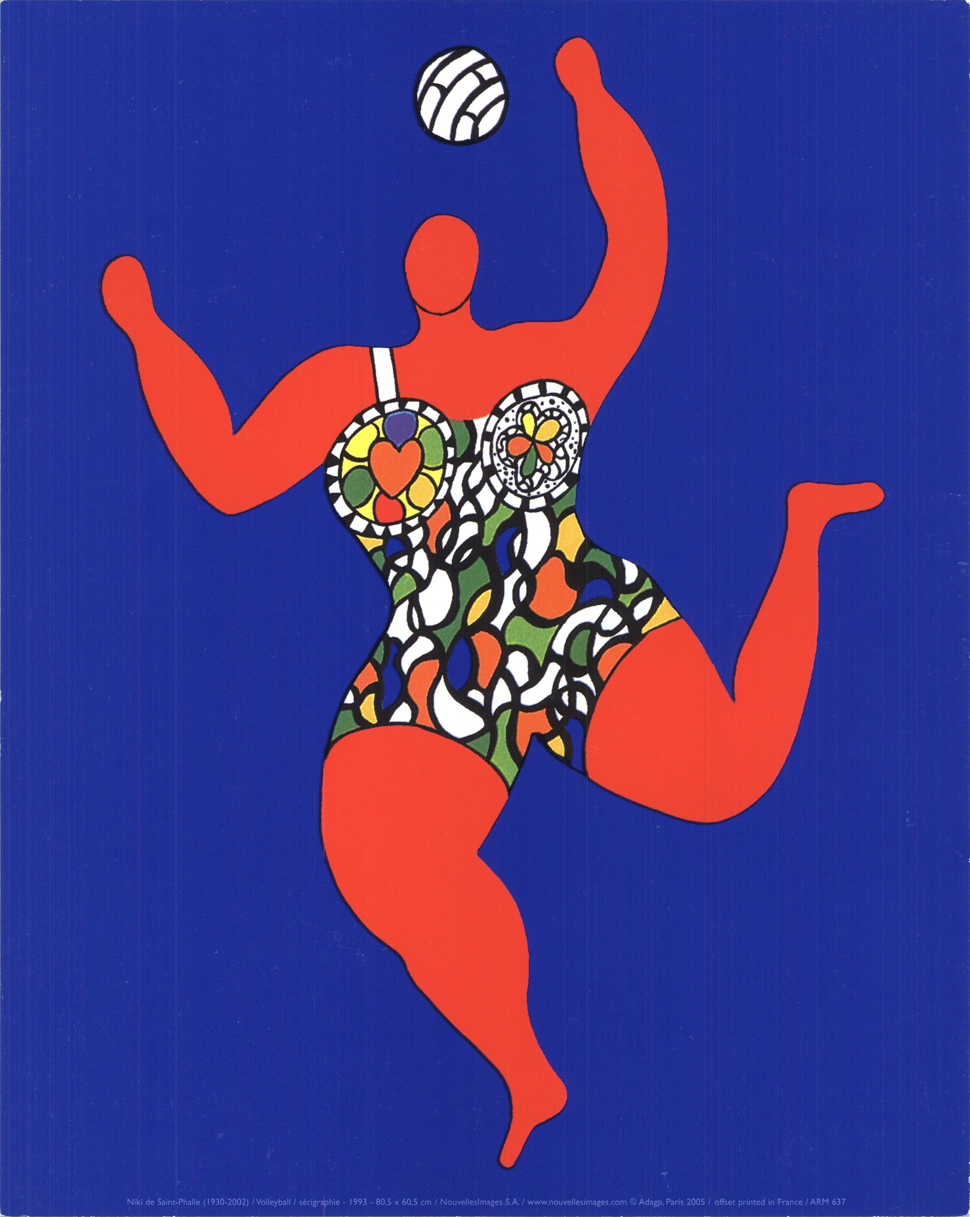 Amorous mesterværk Mysterium NIKI DE SAINT PHALLE Volleyball 11.75" x 9.5" Poster 2005 Modernism by Saint  Phalle, Niki de: (2005) Unsigned Art&nbsp;/&nbsp;Print&nbsp;/&nbsp;Poster |  Art Wise