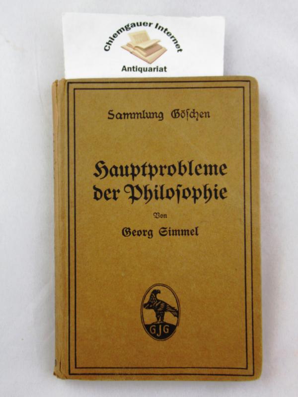 Hauptprobleme der Philosophie. Sammlung Göschen ; 2235 - Simmel, Georg