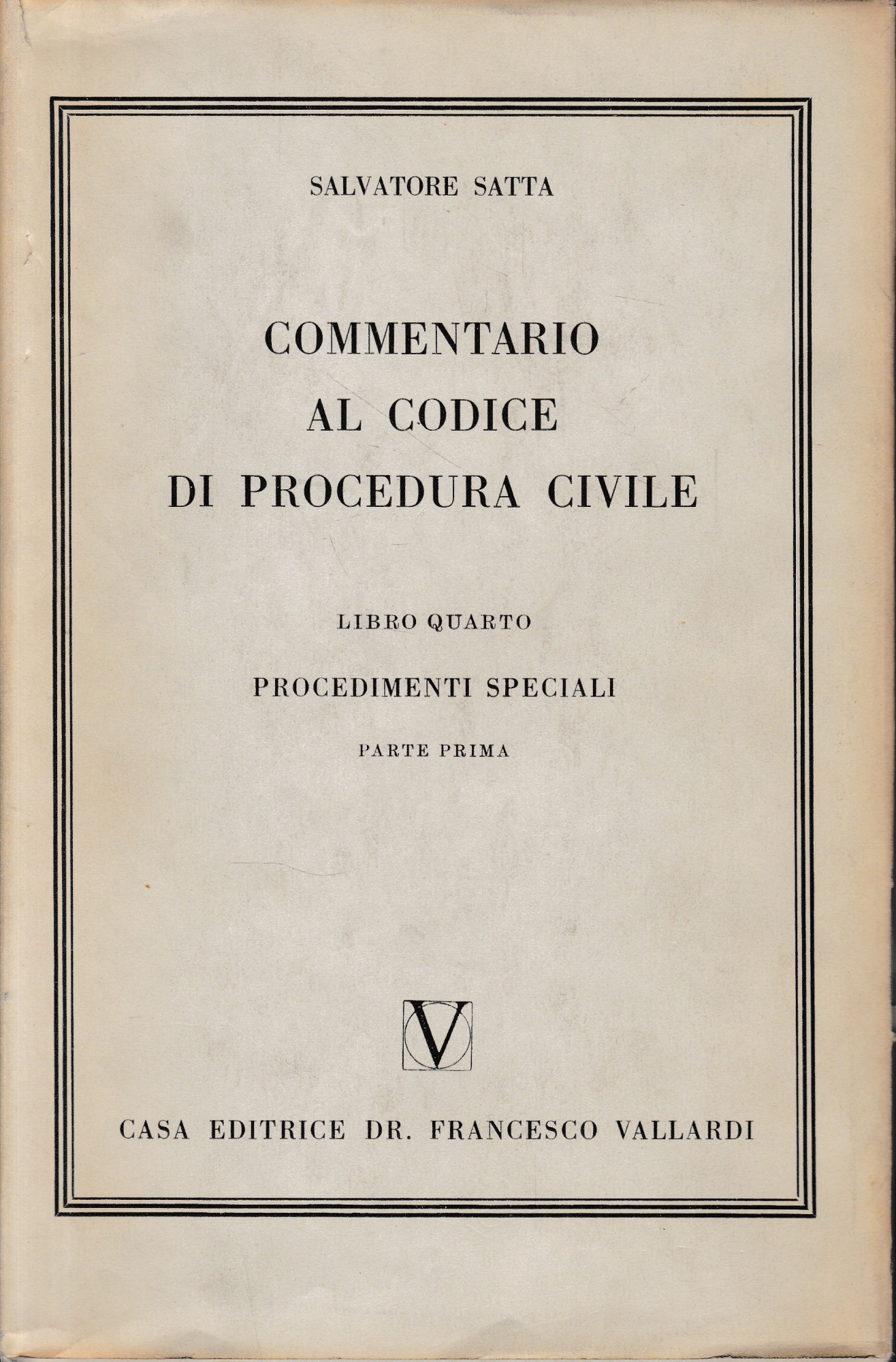 Abebooks Commentario al Codice di Procedura Civile vol. 4/1. Procedimenti speciali