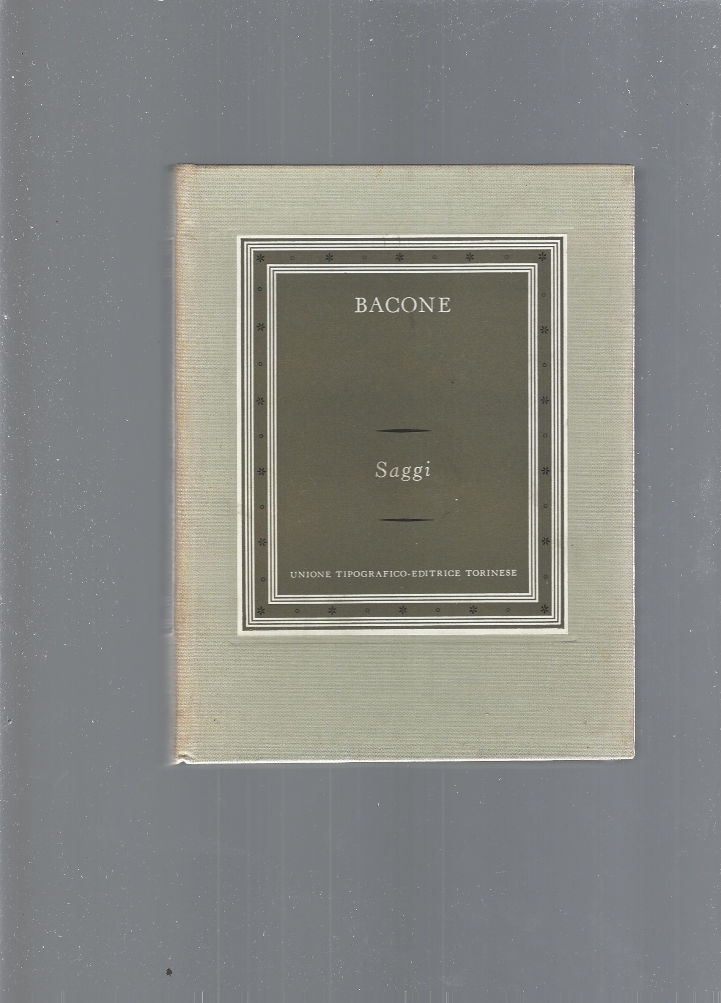 SAGGI - FRANCESCO BACONE