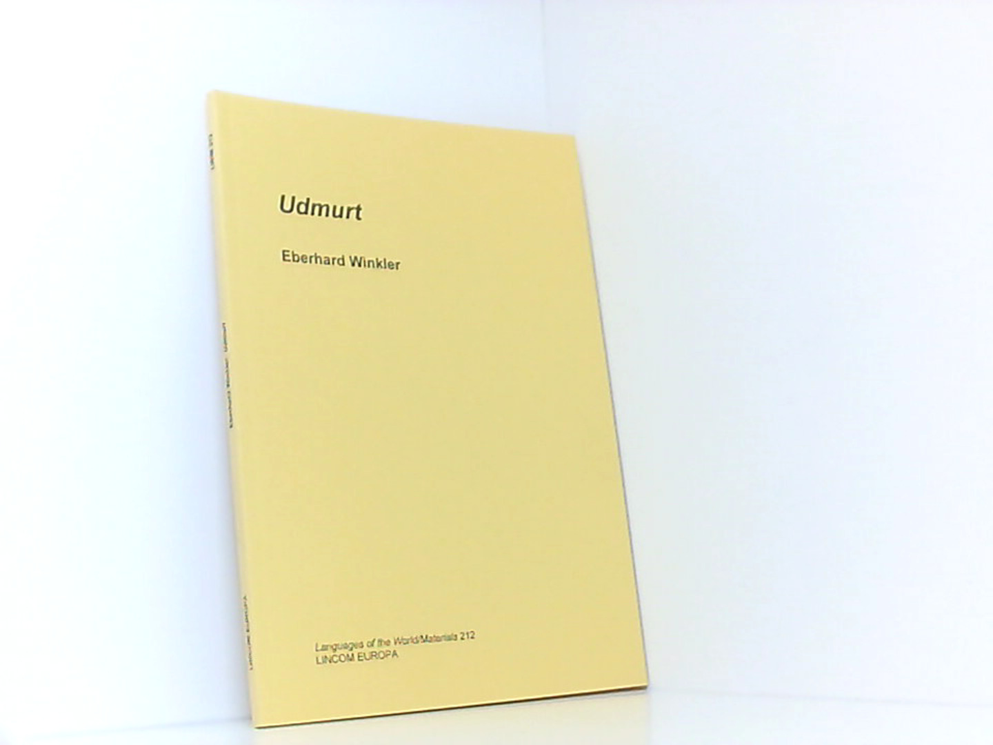 Udmurt (Languages of the World - Materials) - Winkler, Eberhard