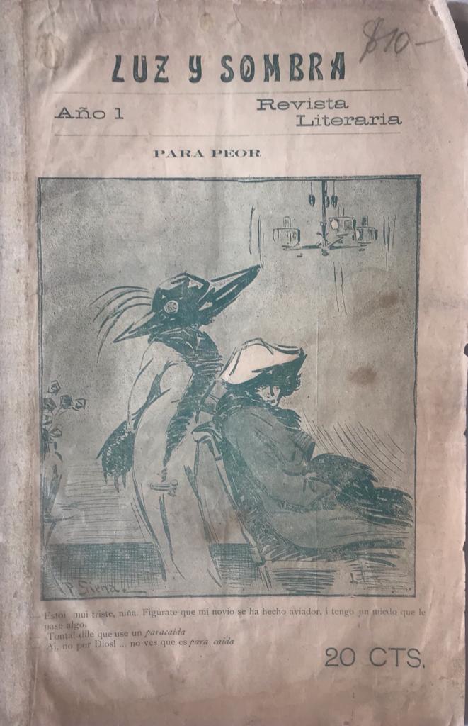 Luz y sombra. Revista Literaria Santiago, Año 1, N°1, septiembre de