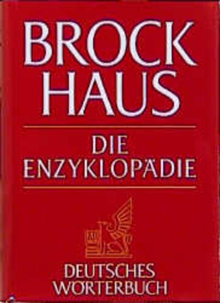 Brockhaus. Die Enzyklopädie. Ergänzungsbände: Brockhaus Enzyklopädie, 20., neubearb. Aufl., 24 Bde. m. Erg.-Bdn., Bd.30, Deutsches Wörterbuch - Na