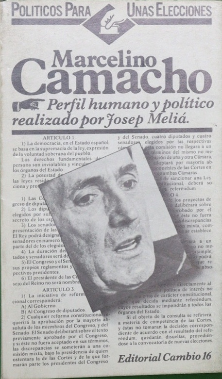 Marcelino Camacho - Melià, Josep