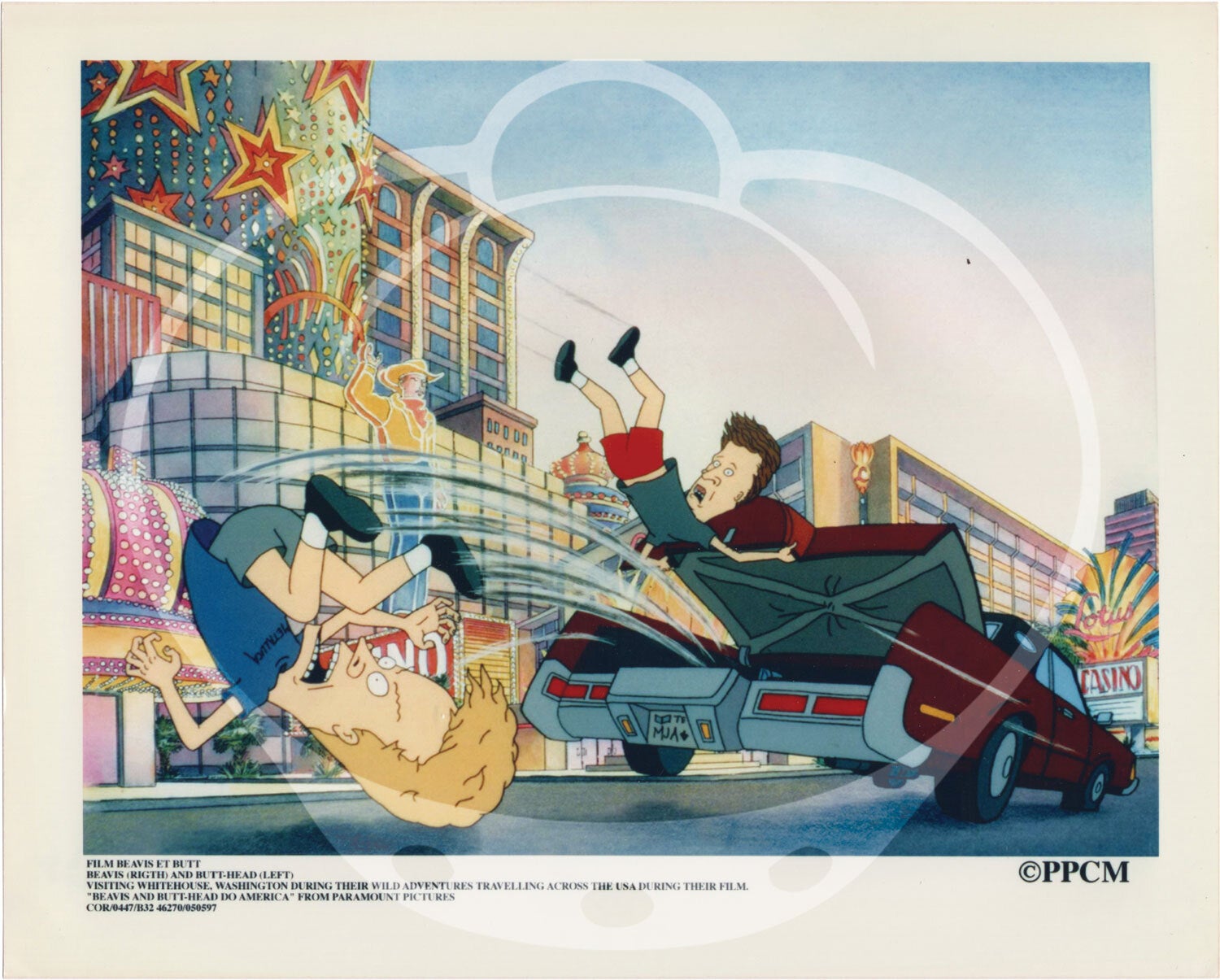 Beavis and Butt-Head Do America (Five original photographs from the 1996  animated film) by Mike Judge (director, screenwriter, starring); Joe  Stillman (screenwriter); Demi Moore, Bruce Willis, Robert Stack, Cloris  Leachman (starring): (1996) |