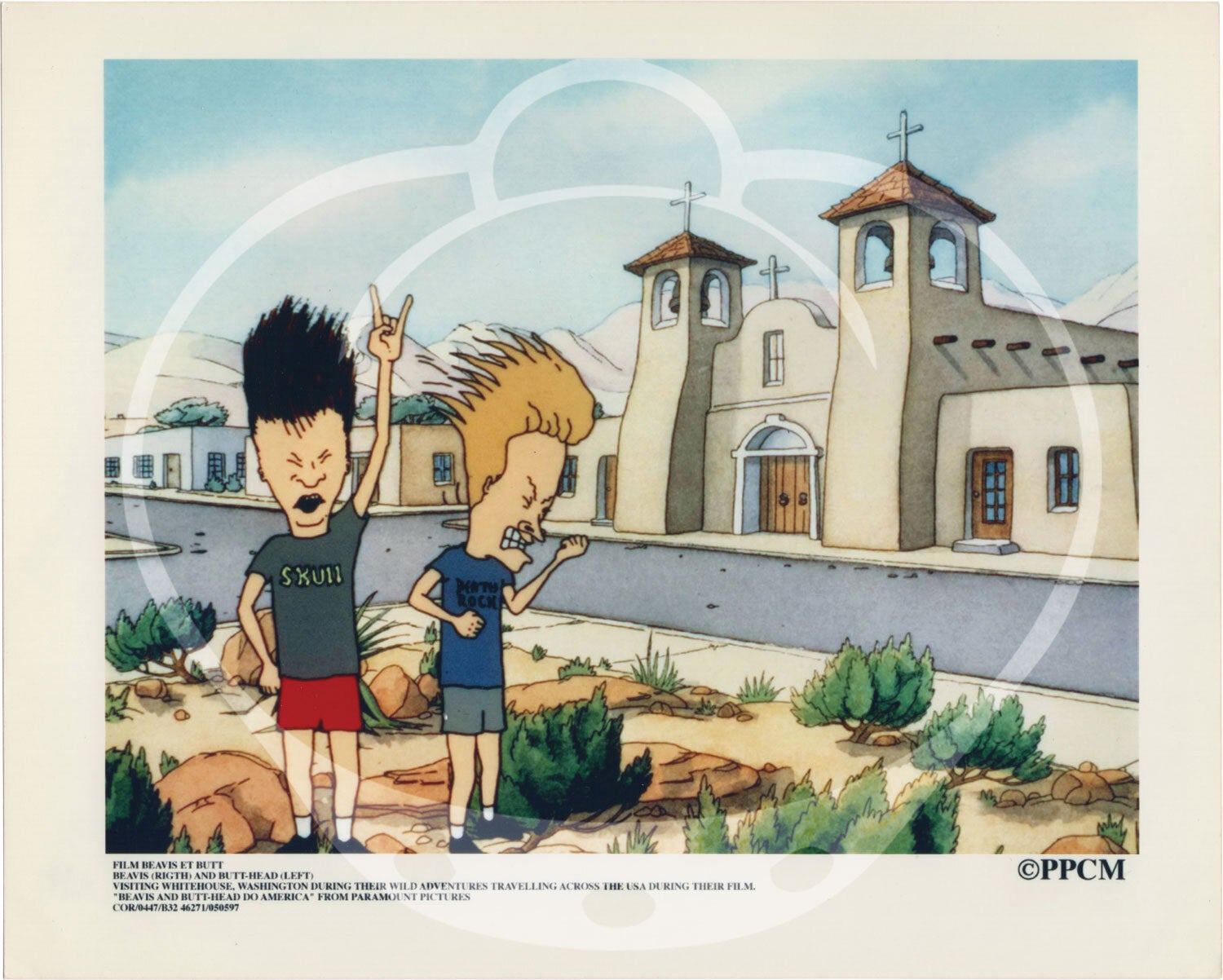 Beavis and Butt-Head Do America (Five original photographs from the 1996  animated film) by Mike Judge (director, screenwriter, starring); Joe  Stillman (screenwriter); Demi Moore, Bruce Willis, Robert Stack, Cloris  Leachman (starring): (1996) |