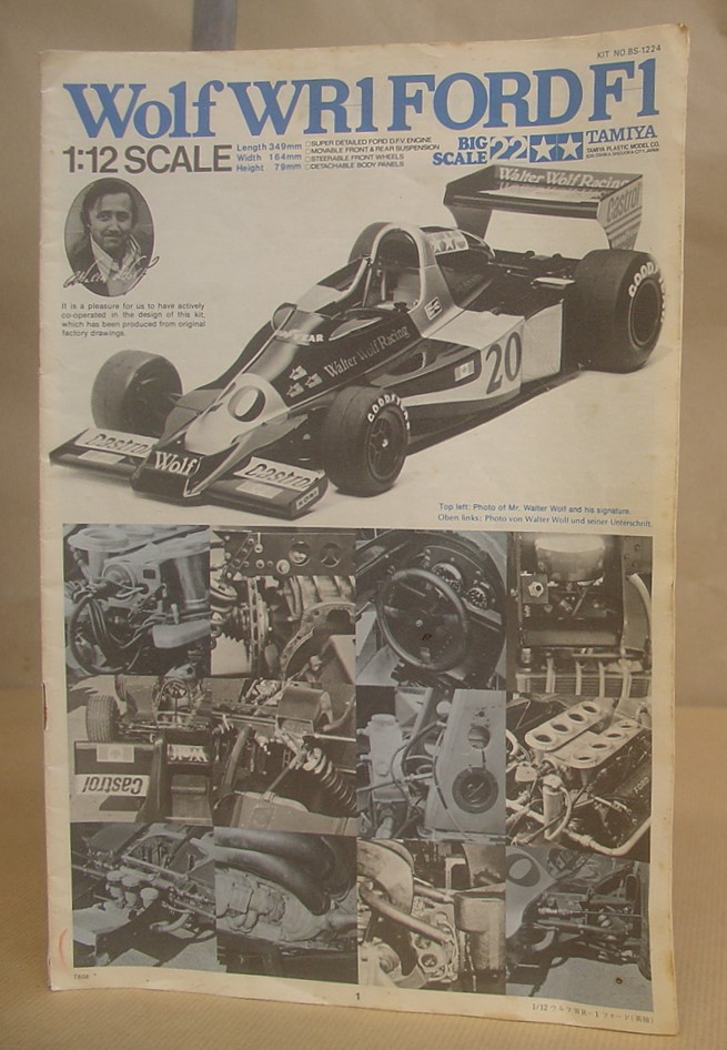 TAMIYA WOLF WR1 FORD F1 Racing Car 1/12 Scale Model Kit