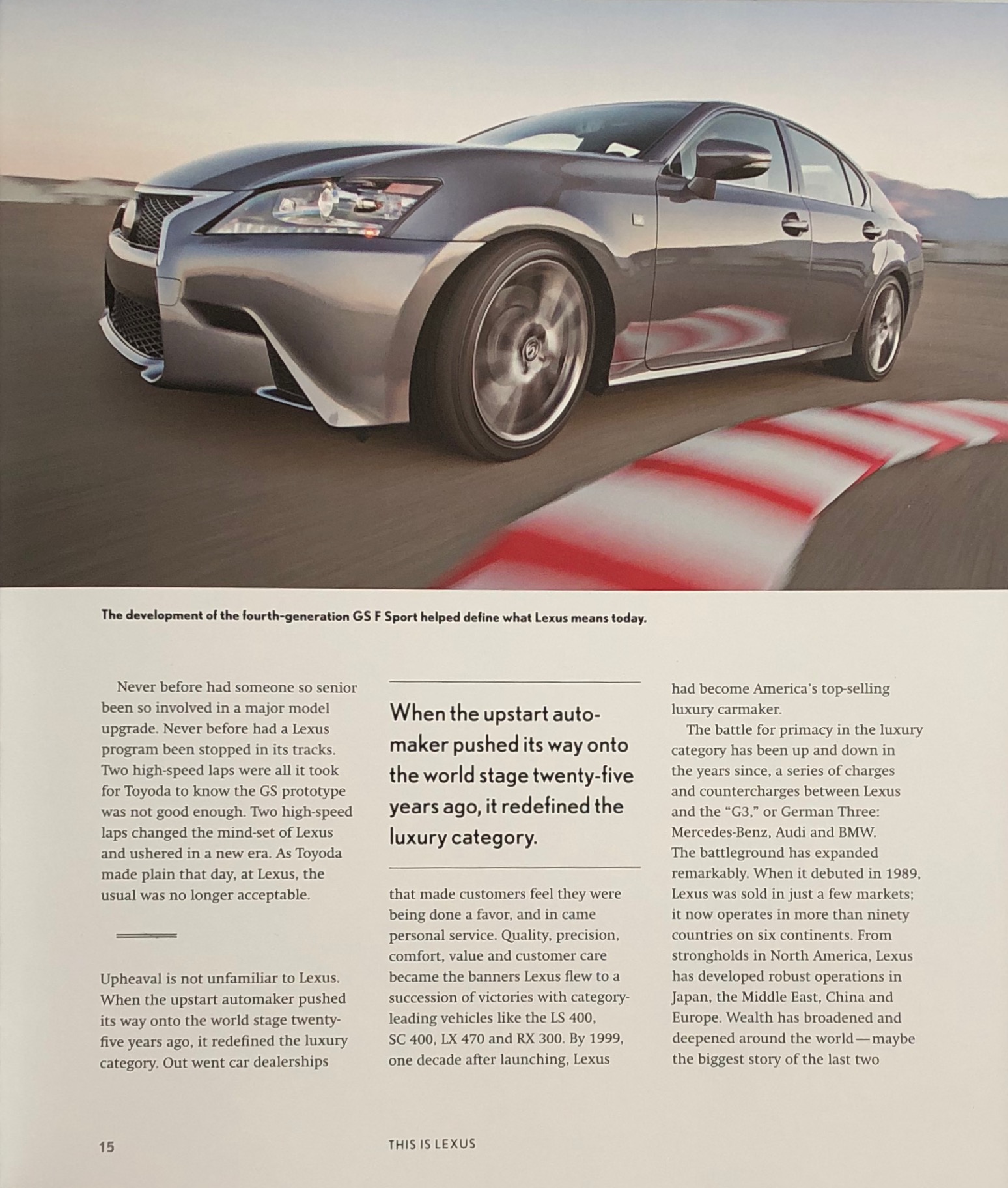 LEXUS History Book Photo Album with Case THE ART OF LEXUS