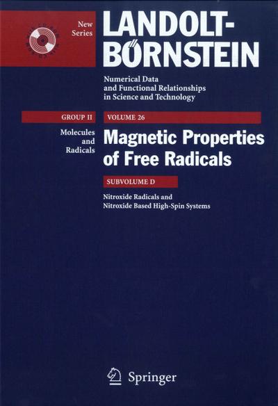 Nitroxide Radicals and Nitroxide Based High-Spin Systems - A. Alberti