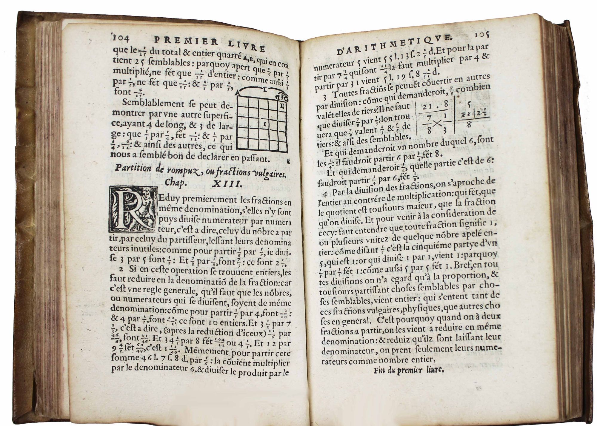 L'arithmétique départie en trois livres. Ensemble un petit discours des changes. Avec l'art de calculer aux getons TRENCHANT, Jean [ ] [Softcover]