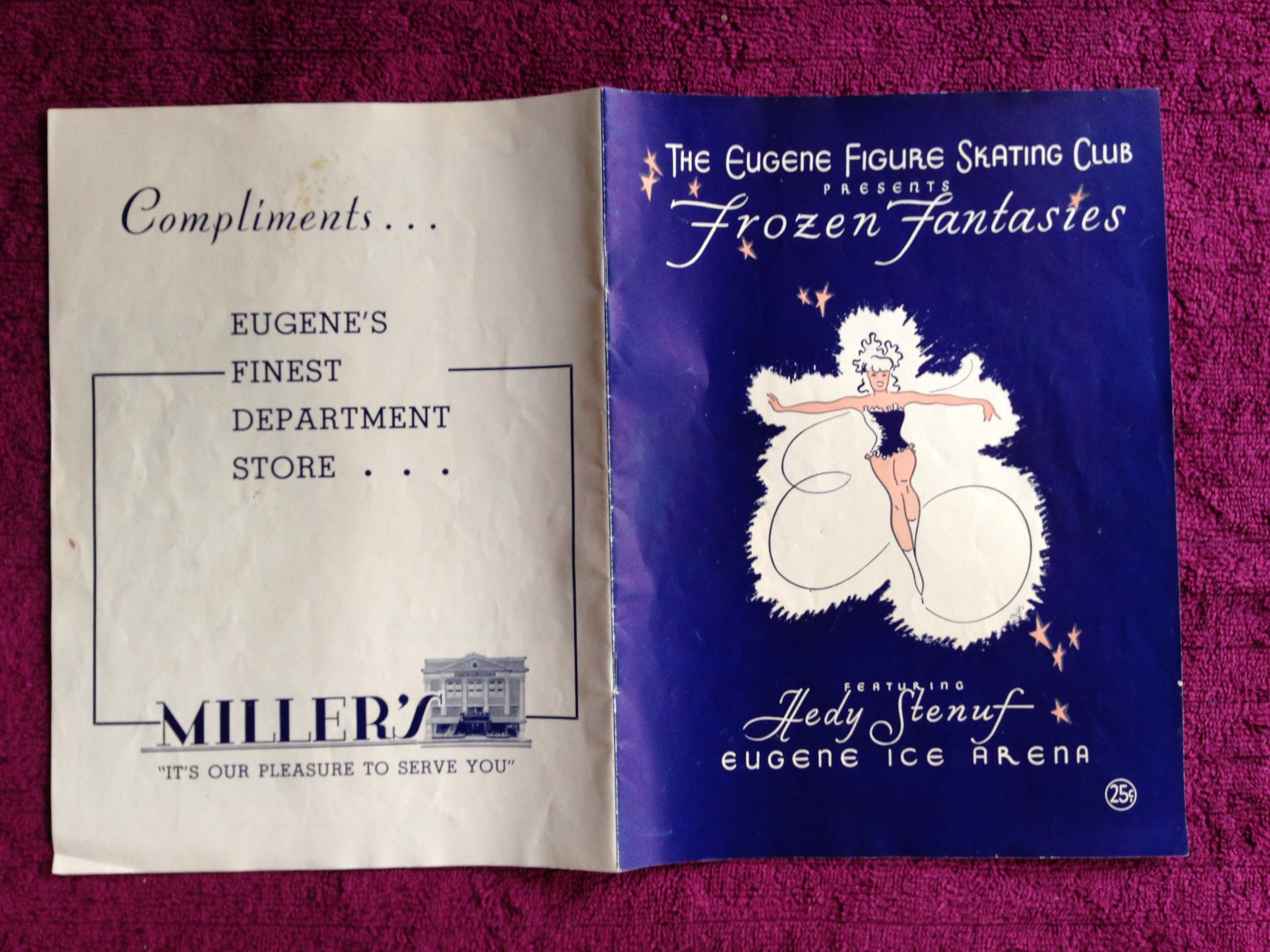 THE EUGENE FIGURE SKATING CLUB PRESENTS FROZEN FANTASIES FEATURING HEDY