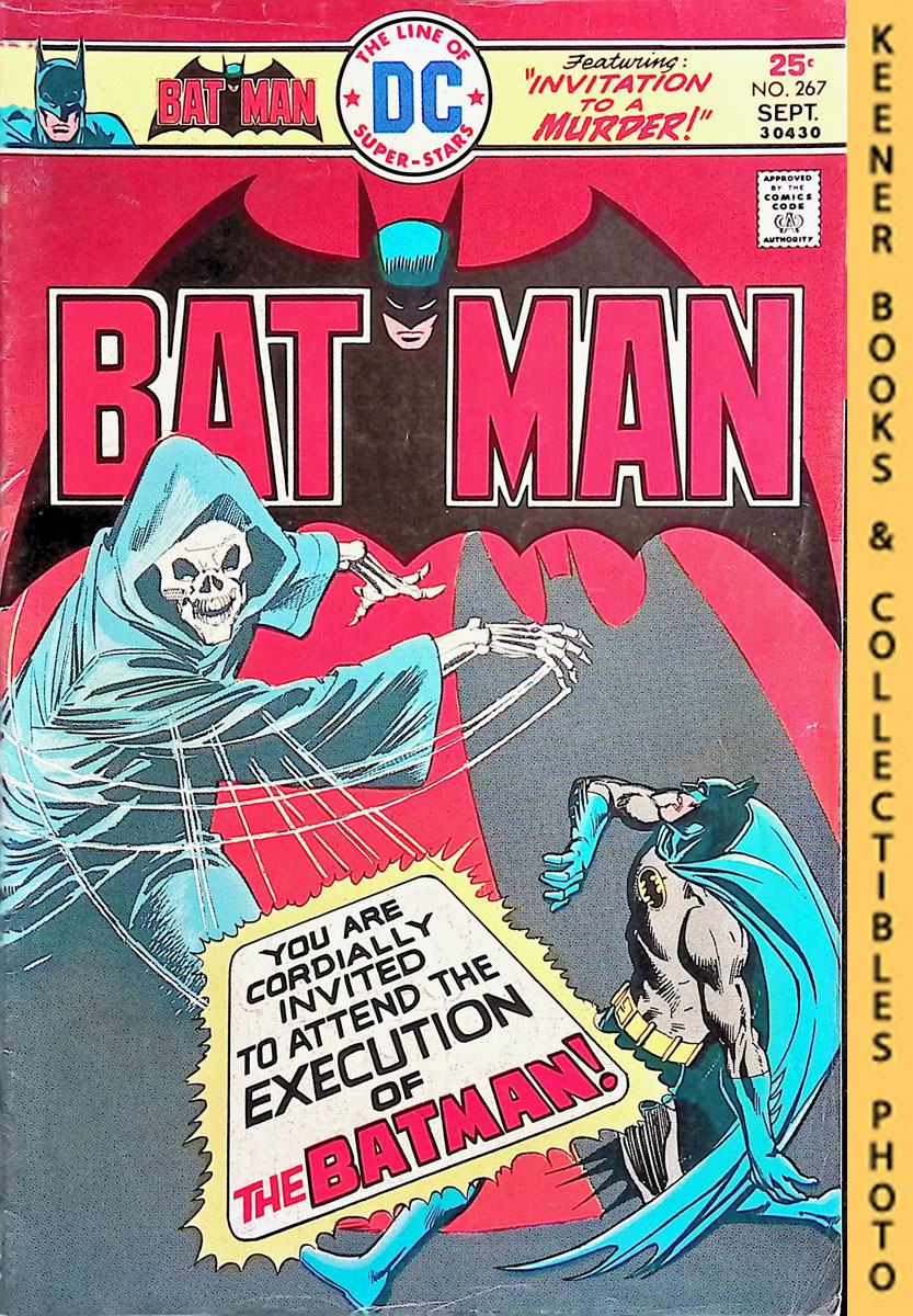 Batman Vol. 36 No. 267 (#267), September, 1975 DC Comics by Vern, David /  Schwartz, Julius / Bridwell, E. Nelson: (1975) First Edition: First  Printing. Comic | Keener Books (Member IOBA)