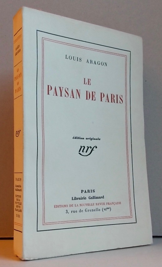 Le paysan de Paris. by ARAGON (Louis): Broché. | Le Cabinet d'Amateur