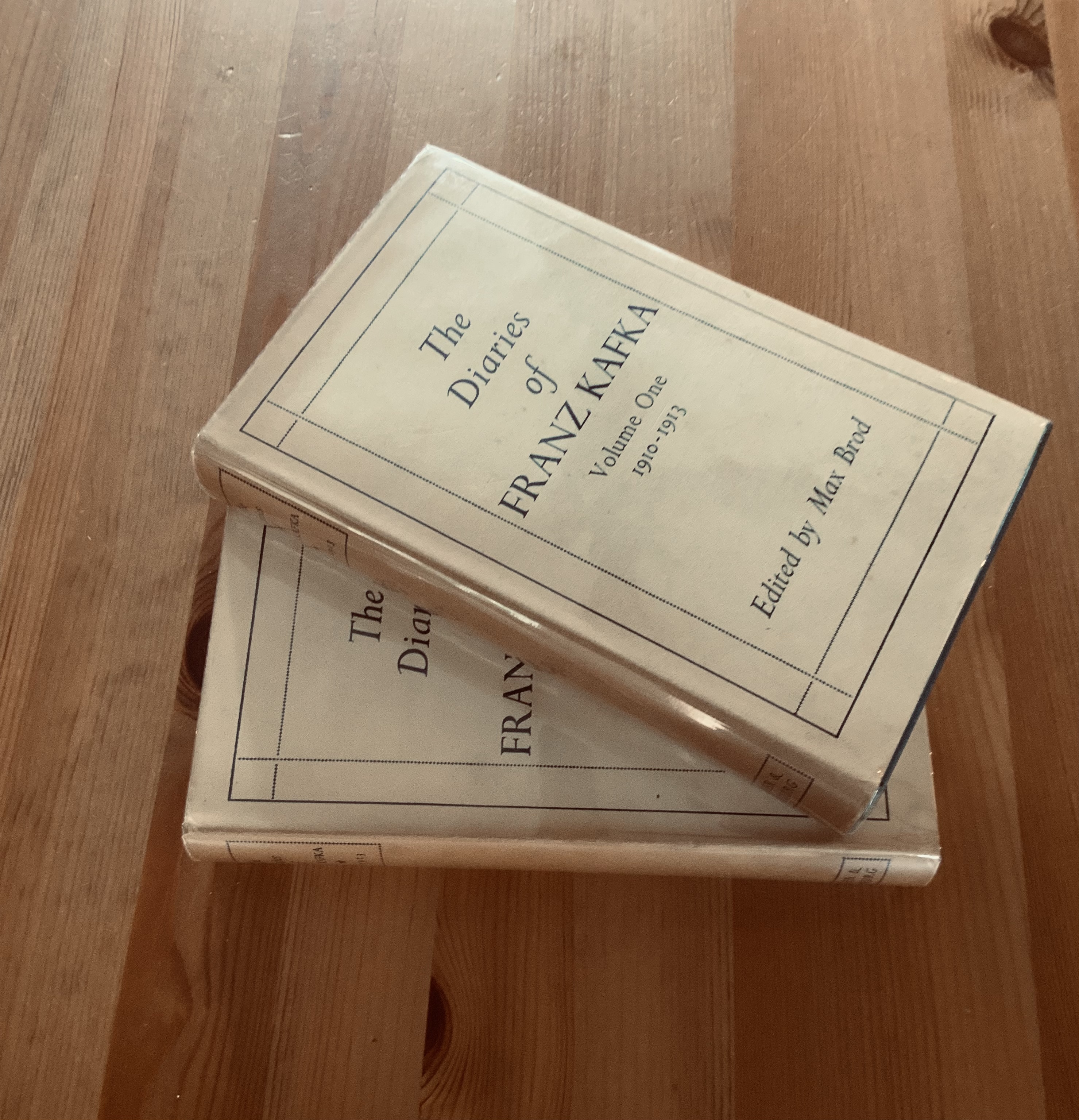 THE DIARIES OF FRANZ KAFKA 2 VOLS EDITED BY BROD, Max [Good] [Hardcover]