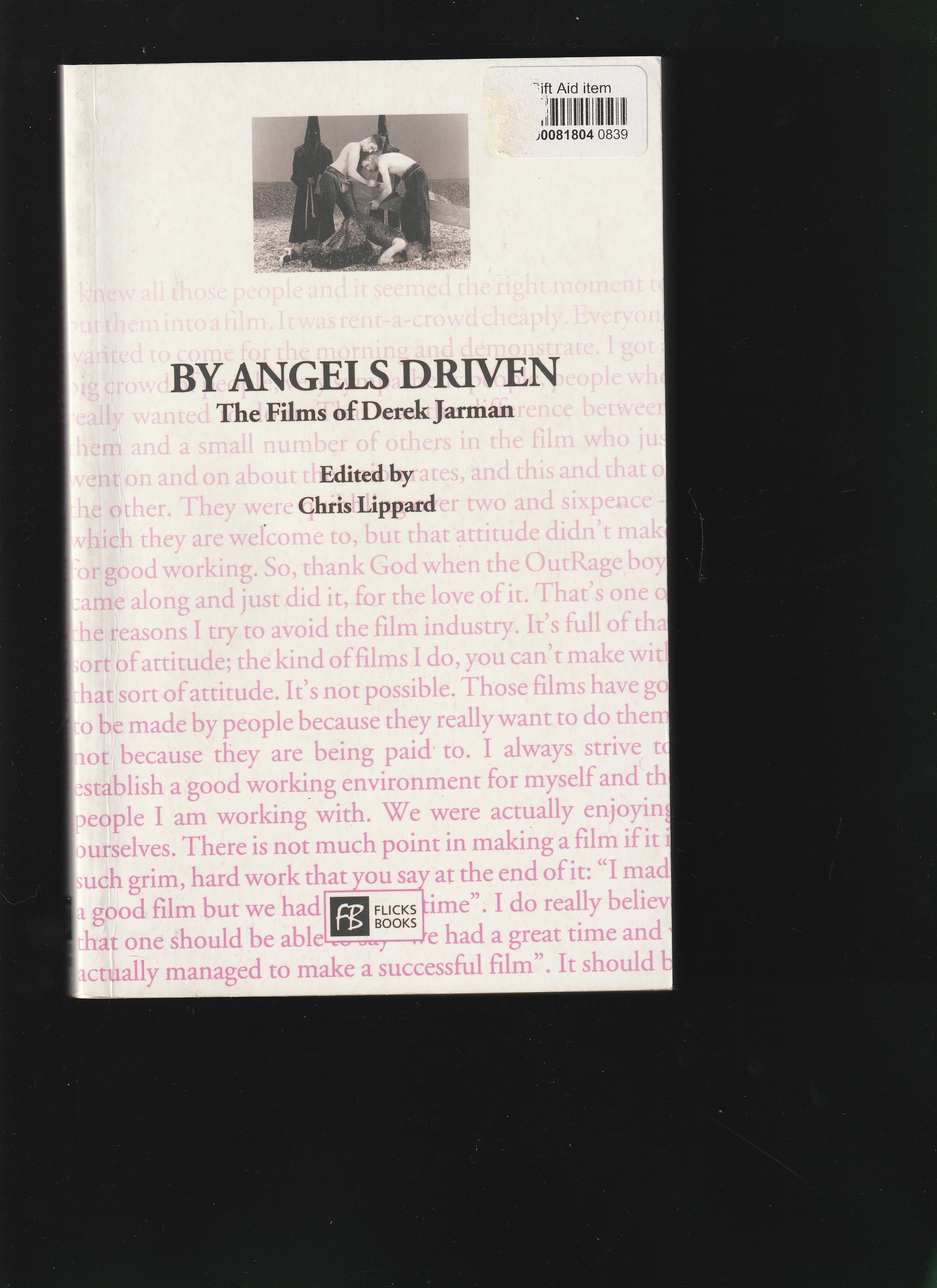 BY ANGELS DRIVEN: The Films of Derek Jarman - LIPPARD, Chris (Editor)