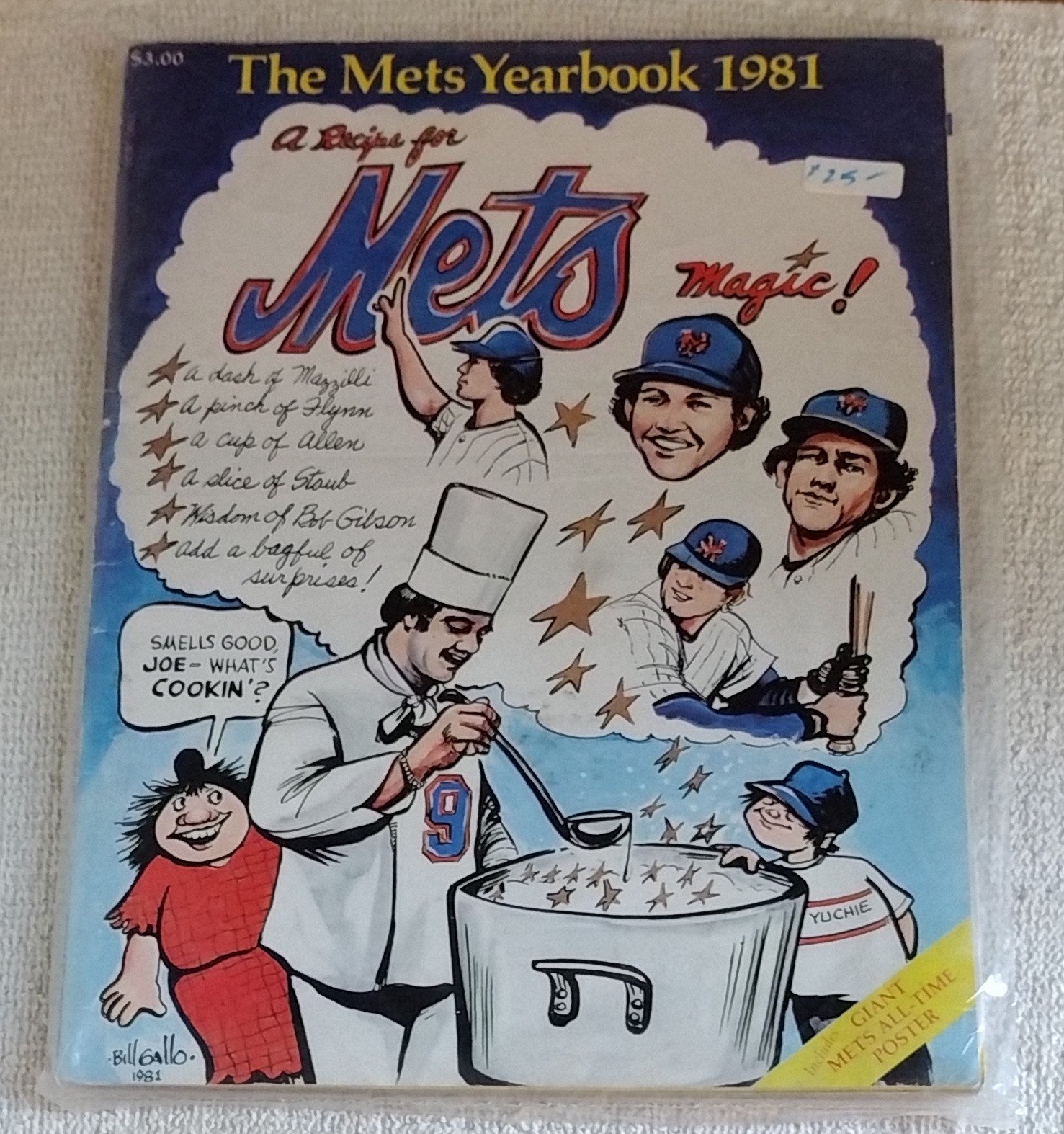 The [New York] Mets: 1981 Official Yearbook by Jay Horwitz & Tim Hamilton:  Poor Soft cover (1981)