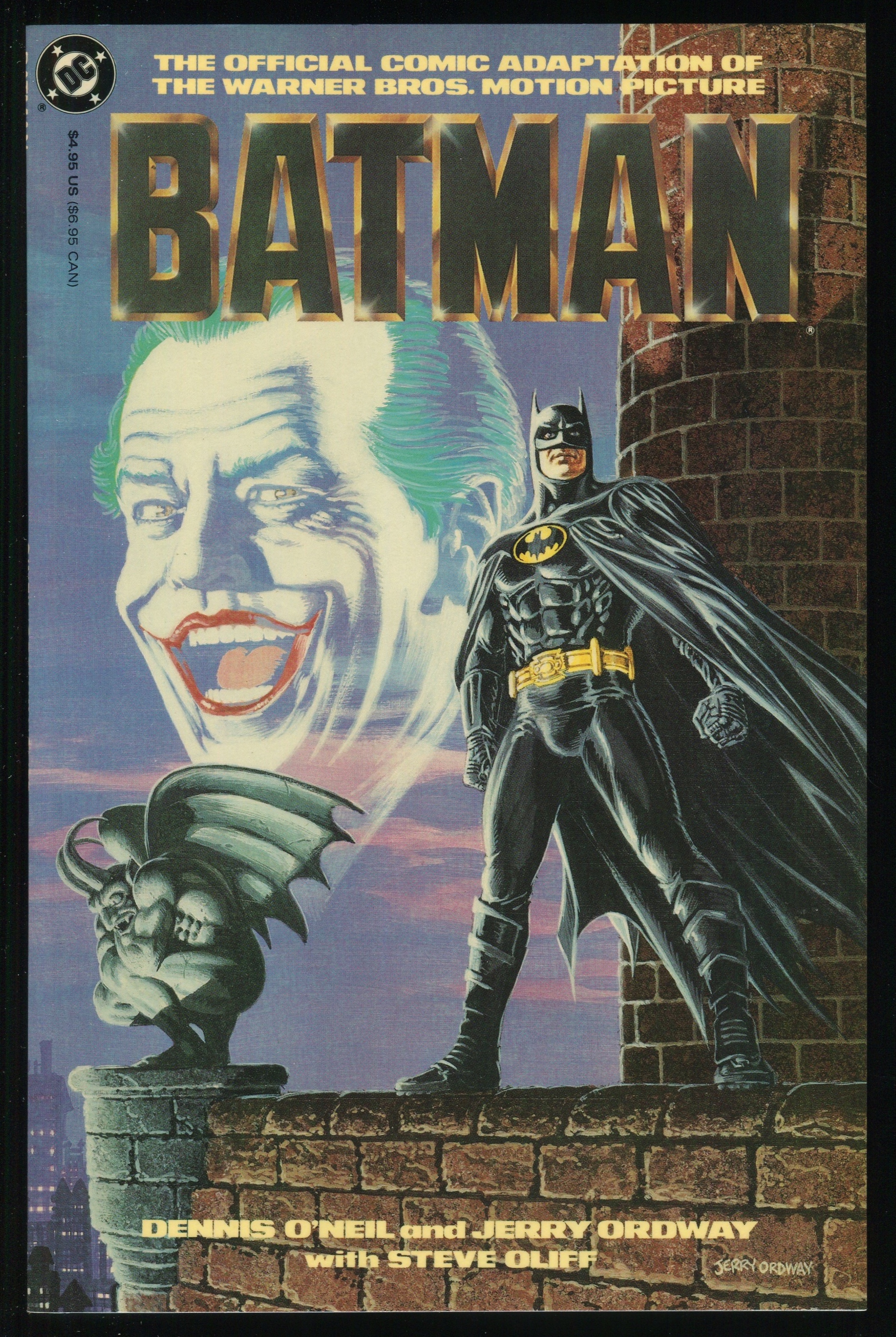 Batman 1989 Movie AdaptationPrestige Format Comic DC Dark Knight Jerry  Ordway art by Sam Hamm, Dennis O'Neil: (1989) Comic |  CollectibleEntertainment