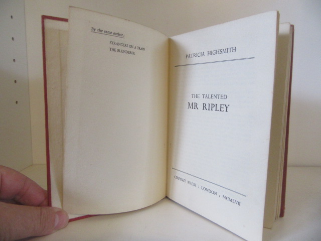 The Talented Mr. Ripley by Highsmith, Patricia: (1957) | BRIMSTONES