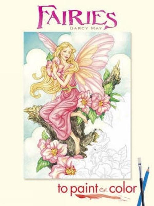 Fairies to Paint or Color (Paperback) - Darcy May